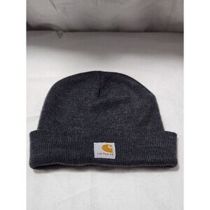 Kids Youth Carhartt Beanie Gray Grey Hat Winter Made In The USA Boys Girls